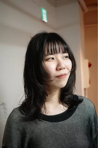 ミディアム tokute Takahashiのヘアスタイル