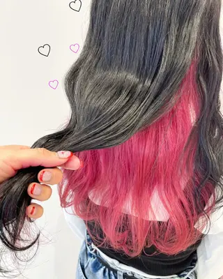 ミディアム カラー 新宿駅近♡個室 ♡関口三都季🌜のヘアスタイル