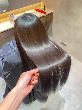 ロング パーマ 丸田 幹太のヘアスタイル