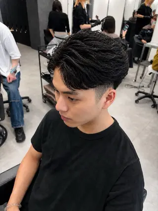 ショート パーマ 冨沢 巧のヘアスタイル