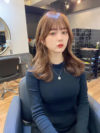 ミディアム パーマ 似合わせレイヤー 🇰🇷荒木洋文のヘアスタイル