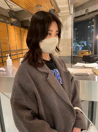 ミディアム カラー 海外レイヤー /NAGISAのヘアスタイル