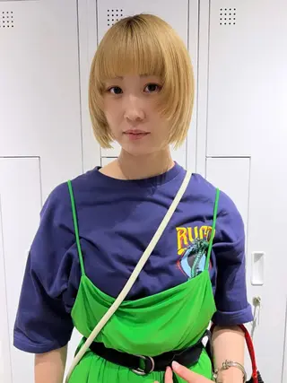 ショート カラー ハイトーン/ボブ 🎀sonokaのヘアスタイル