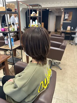 ミディアム ハイトーン/デザイン /パーマ/本田誠人のヘアスタイル