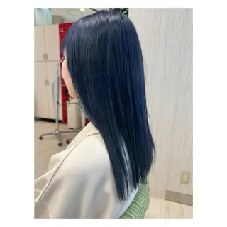 セミロング 石橋 咲のヘアスタイル