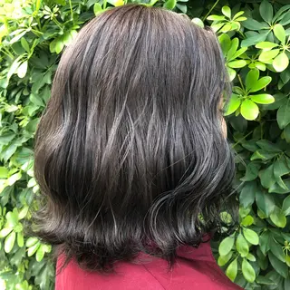 ミディアム 野上 綾香のヘアスタイル