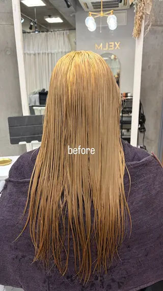 カラー ‎XELM高崎‎‎‎ ‎‎🤍Kyoka‎のヘアスタイル