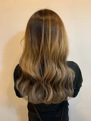 ロング カラー ユージ カラーモデル募集のヘアスタイル