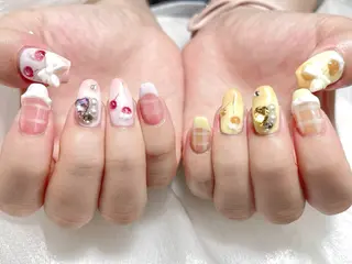 ネイル 🎀ネイルサロン エクラYUI🎀のネイルデザイン