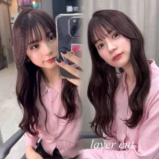 セミロング 韓国/ワンホンヘア 髪質改善/MaCoのヘアスタイル