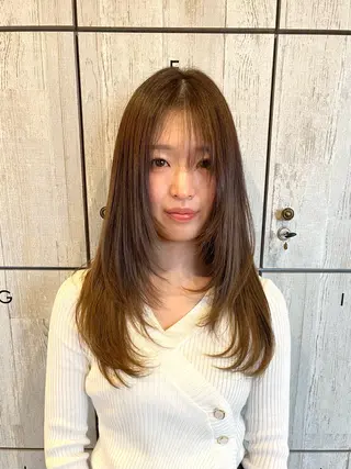 ロング カラー ♡ナナコ♡ レイヤー/艶髪のヘアスタイル