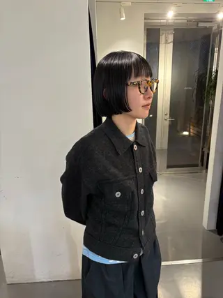 ショート カラー ボブ/似合わせカット /ニュアンスカラーのヘアスタイル