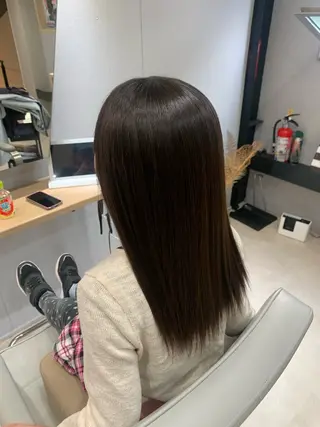 セミロング 本多 永佳のヘアスタイル