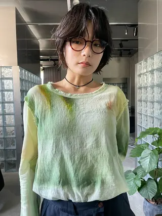 ショート カラー パーマ WA KOのヘアスタイル