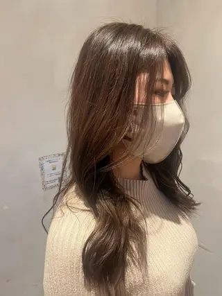 ロング カラー SEKINE KANAのヘアスタイル