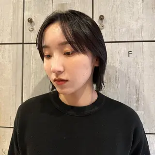 ミディアム カラー 柔らかいcolor ￤韓国￤🩰マユ🩰のヘアスタイル