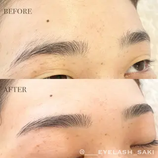 アイブロウ 🪽‪SAKI🪽‪ 【まつ毛/眉毛】のマツエク・マツパデザイン