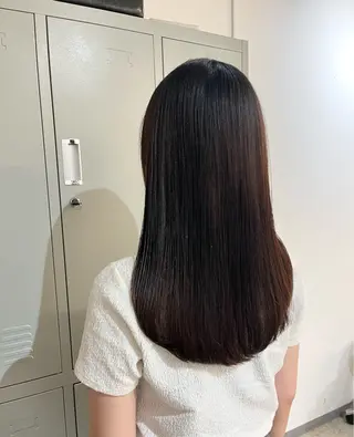 🎀韓国レイヤー/ 🫧暖色/暗髪カラーのヘアスタイル