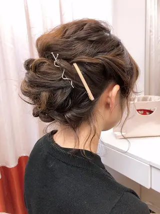 ミディアム ヘアアレンジ 🫧 MAKI🫧のヘアスタイル
