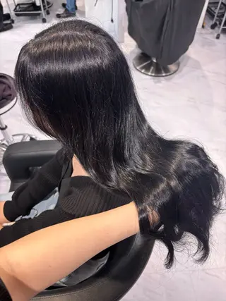 ロング カラー 表参道♡暗髪♡ 艶カラー♡アユミのヘアスタイル