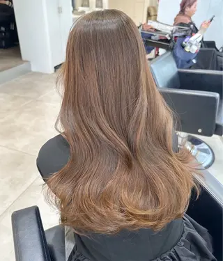 ロング 韓国ヘア/ワンホン ちひろのヘアスタイル