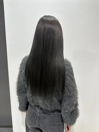 カラー レイヤー 艶々カラーのヘアスタイル