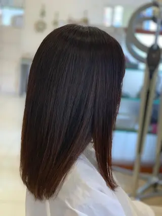 ミディアム 山中 亮司のヘアスタイル