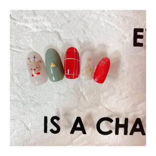 ミディアム ネイル 👑enen style👑のネイルデザイン