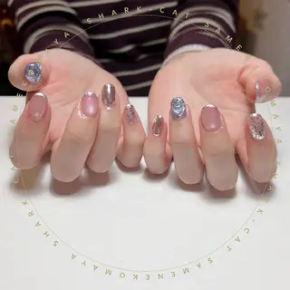 ネイル サメ猫 マーヤのネイルデザイン