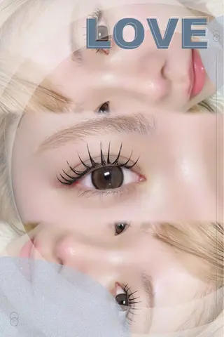 マツエク・マツパ 大阪梅田 SAKI 韓国風束感まつ毛のマツエク・マツパデザイン