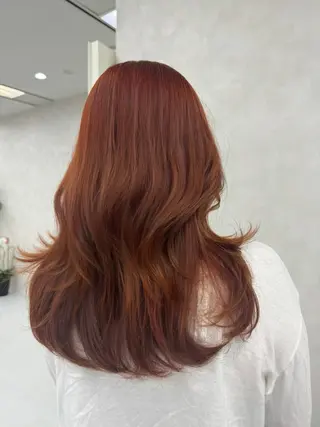 セミロング カラー 韓国ヘア特化🇰🇷 心斎橋【ユリカ】のヘアスタイル