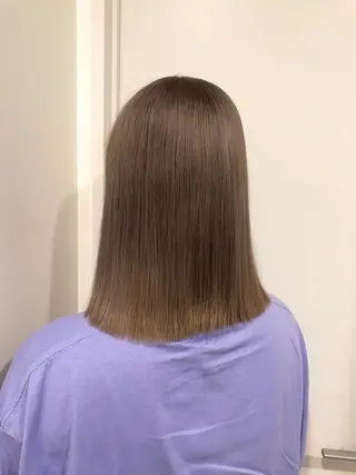 ミディアム カラー 🧡艶髪ちゅるん髪 🫧🧡YUKI❄️のヘアスタイル