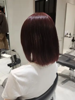 ショート カラー RUA💜 ボブカット💜のヘアスタイル