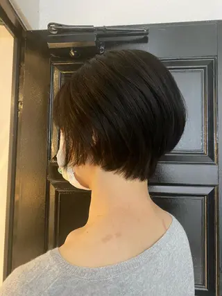 ショート 丸みボブ　ショート ｍａｎａｍｉのヘアスタイル