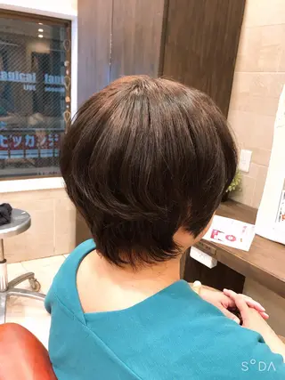 ショート 髪質改善 カラーJILLのヘアスタイル