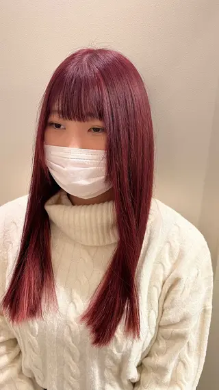 ロング 【美ボブ.艶カラー. 梅田茶屋町】midoのヘアスタイル