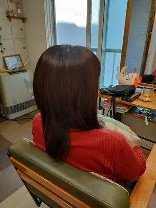 ヘアアレンジ カラー HempBeauty 浅野アサミのヘアスタイル