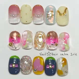 ネイル Hair salon Irie所属・與儀 知佳のネイルデザイン