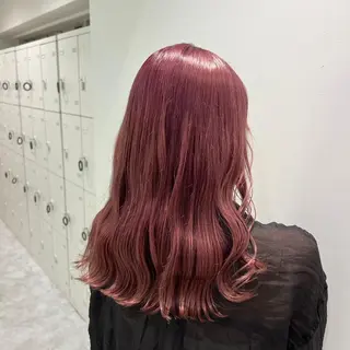 セミロング カラー 似合わせhair🌷 momoのヘアスタイル