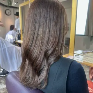 ロング カラー Saki💛心斎橋 レイヤー/艶髪のヘアスタイル