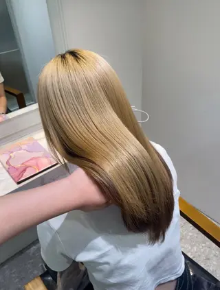 セミロング モテ艶カラー 🎖さえきはるかのヘアスタイル