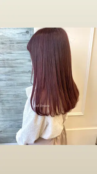 セミロング ParveMix 宮﨑 梨里のヘアスタイル