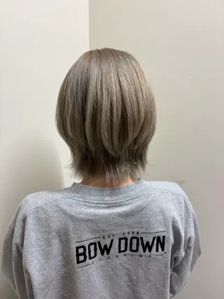 ショート ミディアムレイヤー/ 艶カラーNorikaのヘアスタイル