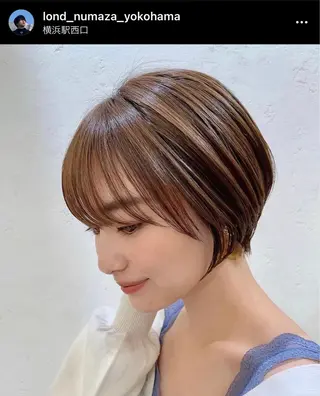 ショート サロウィン銀座RAYⅡ所属・❣️髪質改善/ 美髪矯正/沼座悠人のヘアスタイル