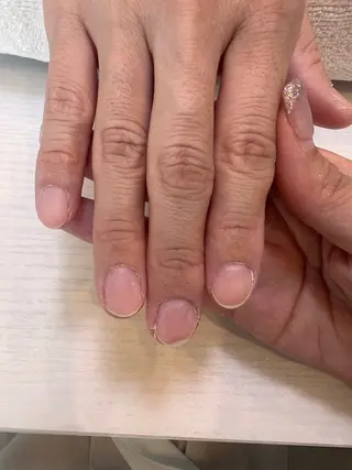 ネイル 【爪の育成専門】深爪・むしり癖・丸い爪・ガサガサなど　　Rio nail所属・Rio nail まなみのネイルデザイン