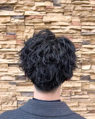 ショート パーマ ヘアアレンジ メンズ MURATA KOHEIのヘアスタイル
