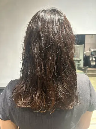 ロング カラー パーマ IT by ALBUM立川のヘアスタイル