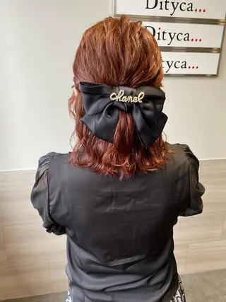 ショート ヘアアレンジ 喜多良 綾花のマツエク・マツパデザイン