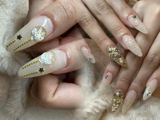 ネイル 痛ネイル🩶推し活 🤍店長sagawaのネイルデザイン