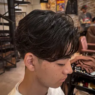 ショート パーマ メンズ 立川メンズカット/ メンズパーマ💈三上のヘアスタイル